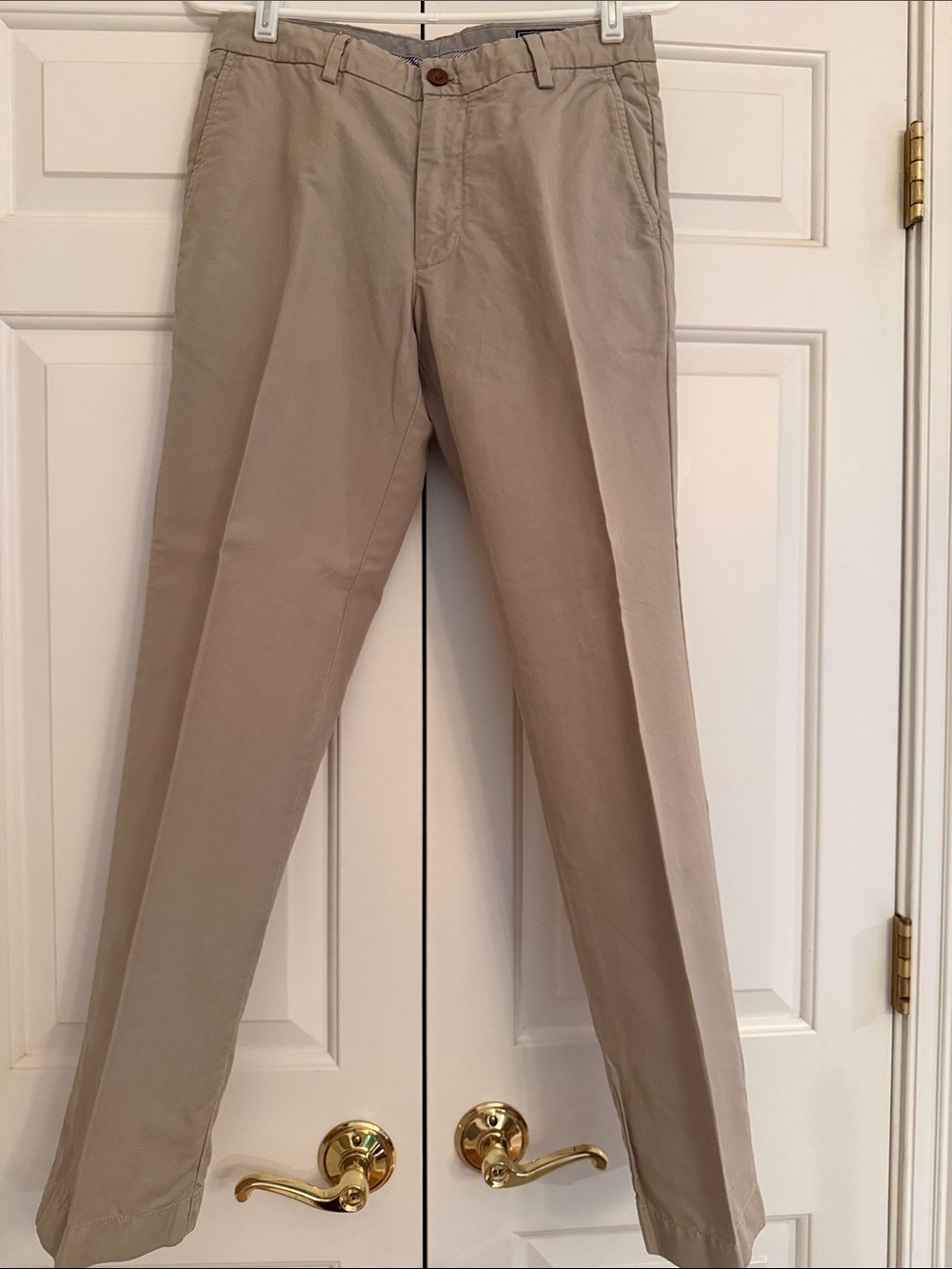 Vineyard Vines Cotton Linen khaki dress pants